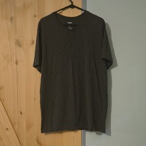 Sonoma Charcoal Henley Shirt